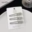 AqToCna 3 Chiếc Phong Cách Hàn Quốc Đơn Giản Thời Trang Kẹp Tóc Kim Loại Dubill Kẹp Barrettes Kẹp Bên Nổ Kẹp Dành Cho Nữ Hợp Thời Trang Phụ Kiện Tóc AqToCna