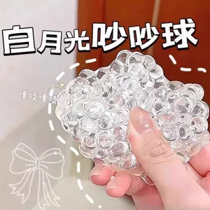 Trắng Ánh Trăng Tay Bóng Pinch Trong Suốt Tay Làm Tiếng Ồn Bóng Biến Dạng Giải Nén Da Băng Tay Bóng Đồ Chơi Trẻ Em 5.4