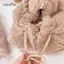 AqToCna Mới Gấu Dễ Thương Mũ Tai Khăn Găng Tay Bộ Mùa Đông Nữ Beanies Mũ Ấm Áp Thường Ngày Sang Trọng Mũ Thường Ngày Lông Cừu Chắc Chắn Cô Gái Kawaii Hiện Nay AqToCna