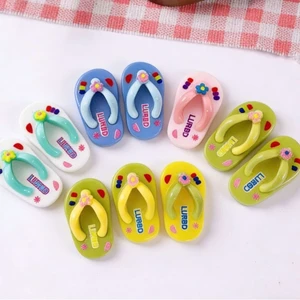 Set Charm Dép Hoa Mini Nhiều Màu Pastel – Dép Nhựa Kawaii Cute Trang Trí DIY, Linh Kiện Resin gắn dép dễ thương