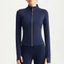 Thể Thao Nhỏ Cổ Rùa Dài Tay Áo Khoác Yoga Cao Cấp Mặc Full Dây Kéo Slim-Fit Nữ Ru