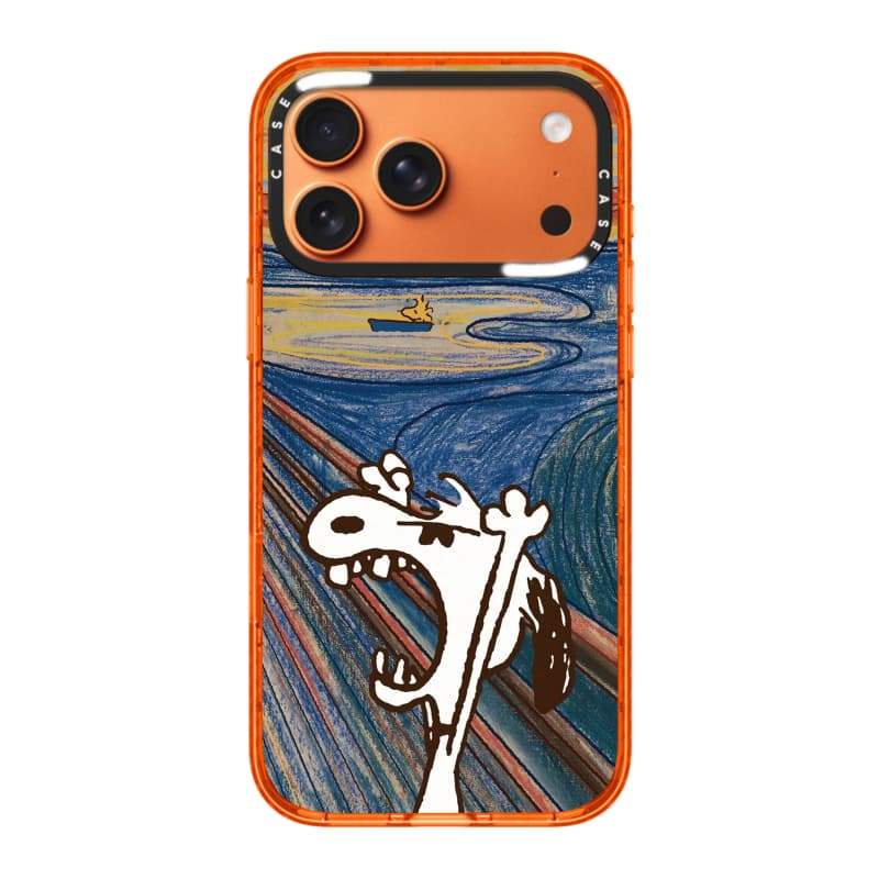 CASECASE X Snoopy giận dữ Cam / Đỏ / Perri Bộ sưu tập kẹo tím Màu sắc trong suốt Cứng hút từ tính Vỏ tác động cho Apple IPhone 13 14 15 16 17Pro Max Plus Có hộp