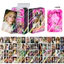 HT2 124 Cái / bộ KATSEYE LOMO Thẻ Dán Mới Đơn PINKY UP LARA Bưu Thiếp Bộ Sưu Tập Ngôi Sao Ngoại Vi TH2