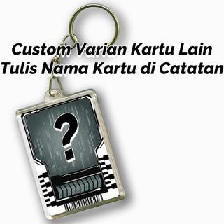 Gantungan Kunci Ride Chemy Card Kamen Rider Gotchard Geats Gavv Custom | Ganci Keychain Kamen Rider Gotchard Phase 00