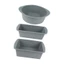 Cc Khuôn Làm Bánh Silicon Chịu Nhiệt Hình Chữ Nhật Và Tròn Bộ Khuôn Nướng Linh Hoạt Máy Nướng Cho Bánh Ngọt Tự Chế