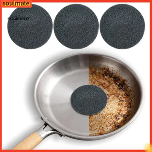 Linh hồn| Máy chà sàn bằng thép không gỉ Chăm sóc bề mặt bằng thép không gỉ Miếng bọt biển cọ rửa bằng thép không gỉ cho nhà bếp – Máy chà vết bẩn mạnh mẽ Máy chà sàn hiệu suất cao cho chảo