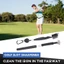 Bộ dụng cụ làm sạch câu lạc bộ Golf, Bàn chải chơi gôn có thể thu vào và 2 máy mài rãnh câu lạc bộ golf cho U & V-Grooves, Bộ dụng cụ làm sạch câu lạc bộ golf