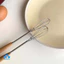 Máy đánh trứng mini cán gỗ bằng thép không gỉ, dụng cụ nhà bếp gia dụng, dụng cụ làm bánh.