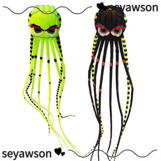 Diều bạch tuộc ma thuật SEYAWSON, Diều mềm bạch tuộc bay tốt, có đuôi dài 8 mét Đồ chơi bay ngoài trời Chuyến đi gia đình