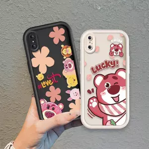 Ốp Cho iPhone X XR XS Max Hoạt Hình Xu Hướng Silicon Mềm Ốp lưng TPU Lotso Gấu Đồ Chơi Câu Chuyện Mắt Thiên Thần Chống Sốc Ốp Lưng