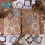 180 Chiếc Sổ Lưu Niệm Khung Cửa Sổ Vintage Khung Sổ Lưu Niệm Giấy Trang Trí Retro Ảnh Biên Giới Giấy