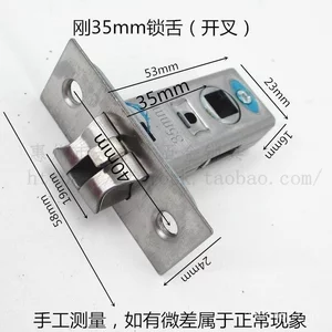 Khóa Thép không gỉ Lưỡi Khóa Phòng Tắm Lưỡi Lưỡi Đơn Lưỡi Khóa Cửa Tay Cầm Khóa Cửa Phòng Tắm Khóa Đơn Phụ Kiện Lưỡi Khóa Trong Nhà Thân TTKO