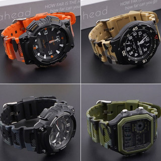 Dây đeo đồng hồ silicon 18 * 25.5mm cho Casio AQ-S810W AE-1200 AE-1300 SGW-300 AE-1000W Dây đeo đồng hồ cao su nam sinh viên Dây đeo cổ tay nữ