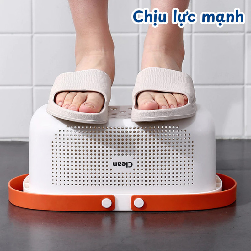 Giỏ Đựng Đồ Vệ Sinh HomeMate Có Quai Xách, Giỏ Nhựa Đa Năng Dày Dặn Cho Nhà Tắm & Mỹ Phẩm