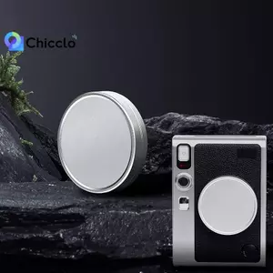 1Pc Camera tức thì Nắp ống kính chống bụi cho Instax Mini EVO Hợp kim nhôm Vỏ ống kính máy ảnh tức thì Mũ bảo vệ đẹp