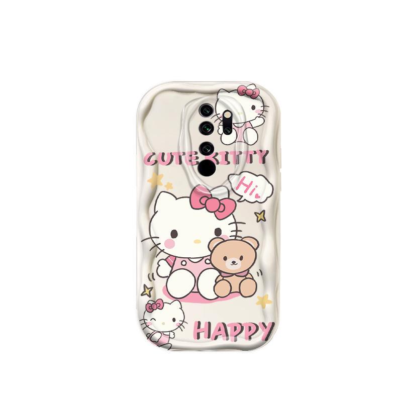 Thích hợp cho Redmi 9 POCO M2 Note 8 Pro 3D Art Soft TPU Kitty Rilakkuma Vỏ điện thoại chống sốc