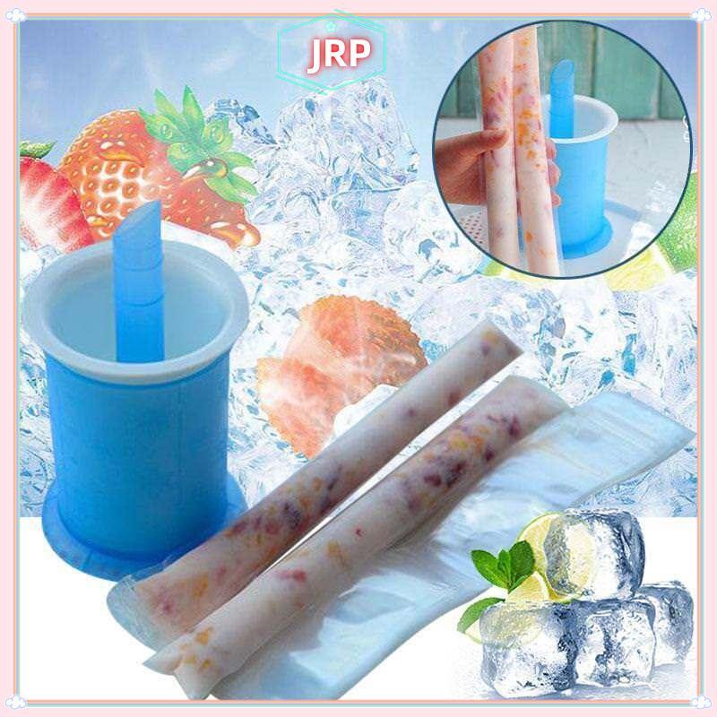 JRP 100 Chiếc DIY Ice Popsicle Túi Khuôn Dùng Một Lần Cho Qui Tủ Đông Sử Dụng Tạo Tự Chế Mát Snas JRP
