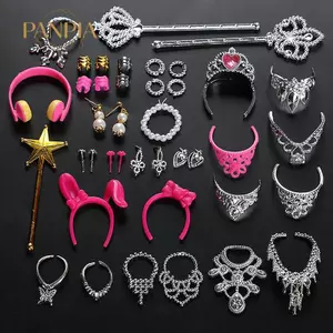 PNPIA- 20 Chiếc Đa Năng Bông Tai Vòng Tay Vương Miện Cho 1 / 6 Phụ Kiện Búp Bê Bộ Thời Trang Búp Bê Bé Gái Trang Sức Đồ Chơi Trang Trí DIY