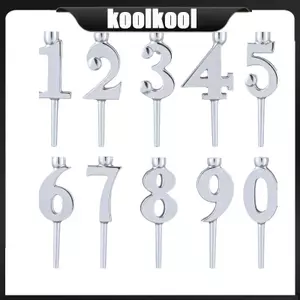 Bộ giữ số sinh nhật Kool Bộ đồ trang trí bánh kỹ thuật số có thể tái sử dụng