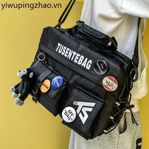 Túi Messenger Thông Thường Nam Phong Cách Chức Năng Dung Tích Lớn Thể Thao Túi Đeo Vai Học Sinh Học Dụng Cụ Túi Đeo Vai Nữ