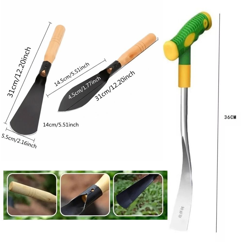 CAST Iron Hoe, Đào Đào Tỏi Làm Vườn Xẻng, Thu hoạch Bền Rau Hoang Dã Chắc Chắn Sắt Dày Dụng Cụ Kéo Cỏ Ngoài Trời Vườn Trồng