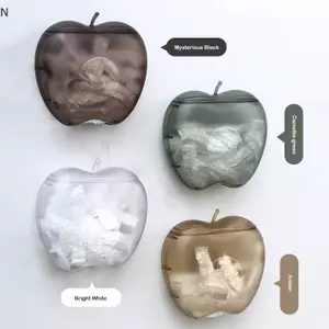 NS Tươi Giữ Túi Hộp Bảo Quản Trong Suốt Treo Tường Chống Bụi Đa Năng Hình Trái Cây Dùng Một Lần Phim Mũ Tắm Hộp Đựng NS