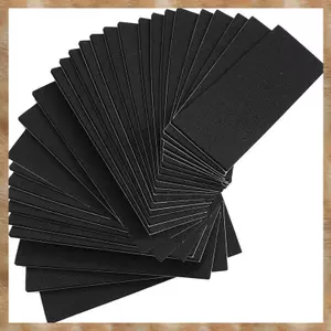 24 Miếng Fingerboard Foam Grip Tape Băng Keo Bọt Đen Chống Trơn Trượt Băng Cho Ngón Tay Mini