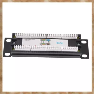 CAT6 8 Cổng Bảng Điều Khiển Giá Mạng 6,89 Inch 1U Giá Gắn Với Ổ Cắm RJ45 Cho Khung Phân Phối Gia Đình