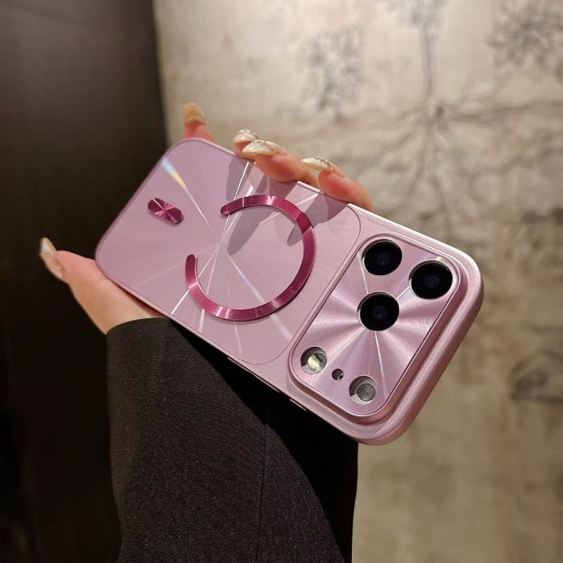 Luxury Laser Aurora Từ Tính Tức Thì 17 Ốp lưng Cứng Thích Hợp Cho iPhone 17 16 15 14 13 Pro Max Ốp lưng Không Khí