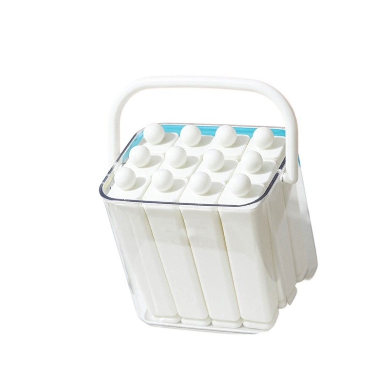 COO Silicone Ice Stick Maker Dễ dàng phát hành Bộ khuôn làm đá viên có nắp hộp lưu trữ