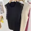 Áo vest dệt kim kiểu dáng hiện đại cổ điển, thời trang mùa xuânlazy chic
