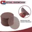 50 Chiếc Lưới Chà Nhám Abranet 5 Inch Chống Tắc Móc Vòng Chống Bụi Giấy Nhám Lưới Không Bụi 400 Grit Nâu Nhôm Oxit