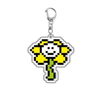 Anime Undertale Acrylic Vui Móc Khóa Trang Sức Người Bạn Tặng Túi Charm Móc Khóa Lưu Niệm Sáng Tạo Móc