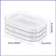 Hộp đựng tủ lạnh Hộp đựng tủ lạnh 3 lớp Hộp sắp xếp tủ lạnh trong suốt Hộp xếp chồng lên nhau cho tủ đông An toàn mueadsyvn