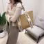 Dây Cotton Dệt Túi Xách Kỳ Nghỉ Phong Cách Giải Trí Túi Đi Biển Phong Cách Dung Tích Lớn Đi Lại Túi Đeo Vai Giỏ Rau JRUE