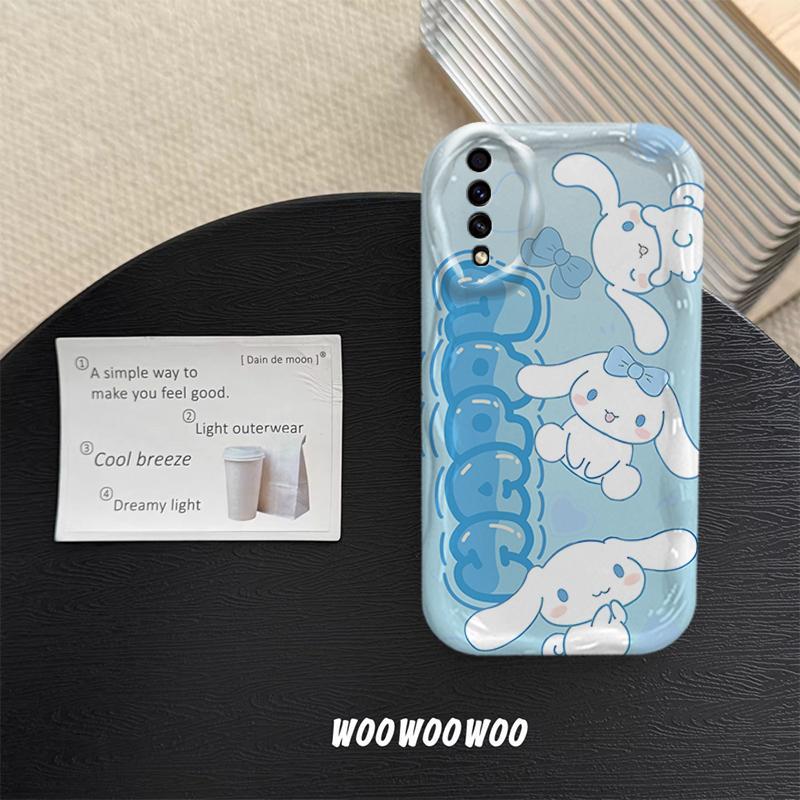 Ốp Lưng Cho Samsung Galaxy A50 A50S A30S Phim Hoạt Hình Kem Sanrio Cặp Đôi Mềm TPU 3D Sóng Silicon Vỏ Điện Thoại
