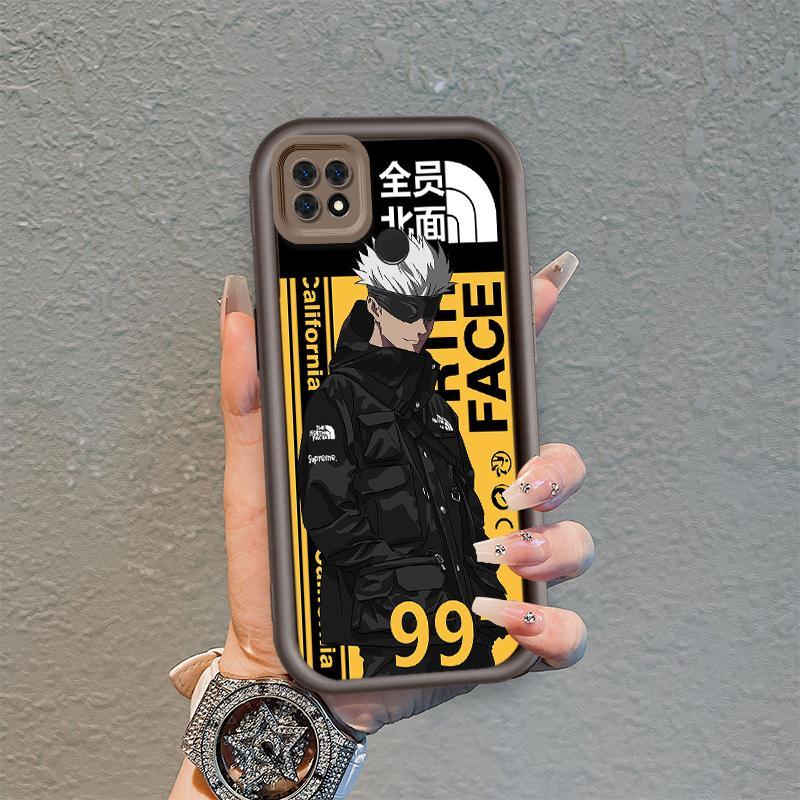 Ốp Lưng Cho OPPO A15 A15S A35 Hoạt Hình Silicon Phụ Kiện Vỏ Điện Thoại Mềm TPU Jujutsu Kaisen Anime Mắt Thiên Thần Chống Sốc Ốp Lưng