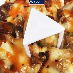 MAKY 100 Chiếc Pizza Saver Đứng Cố Định Ra Pizza Giá Đỡ Pizza Paing Chân Máy Nhựa Chân Máy Sta VN