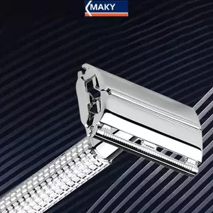MAKY Double Edge Classic An Toàn Dao Cạo Hướng Dẫn Sử Dụng Nam Râu Cạo Râu Cạo Thẳng Dao Cạo Cắt Cổ Bộ Tông Đơ Dao VN