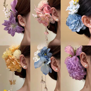 Kẹp Tóc Tua Ruaa Hoa Nữ Xu Hướng Mới - Style Du Lịch Biển