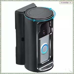 Giá đỡ chuông cửa vòng MỚI Không có vòng khoan Giá đỡ cửa Chuông cửa Không có máy khoan Vỏ chuông cửa có thể điều chỉnh Chống trộm