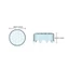 Cc Giá đỡ thân hoa linh hoạt Lưới hoa silicon mềm cho dụng cụ làm đẹp