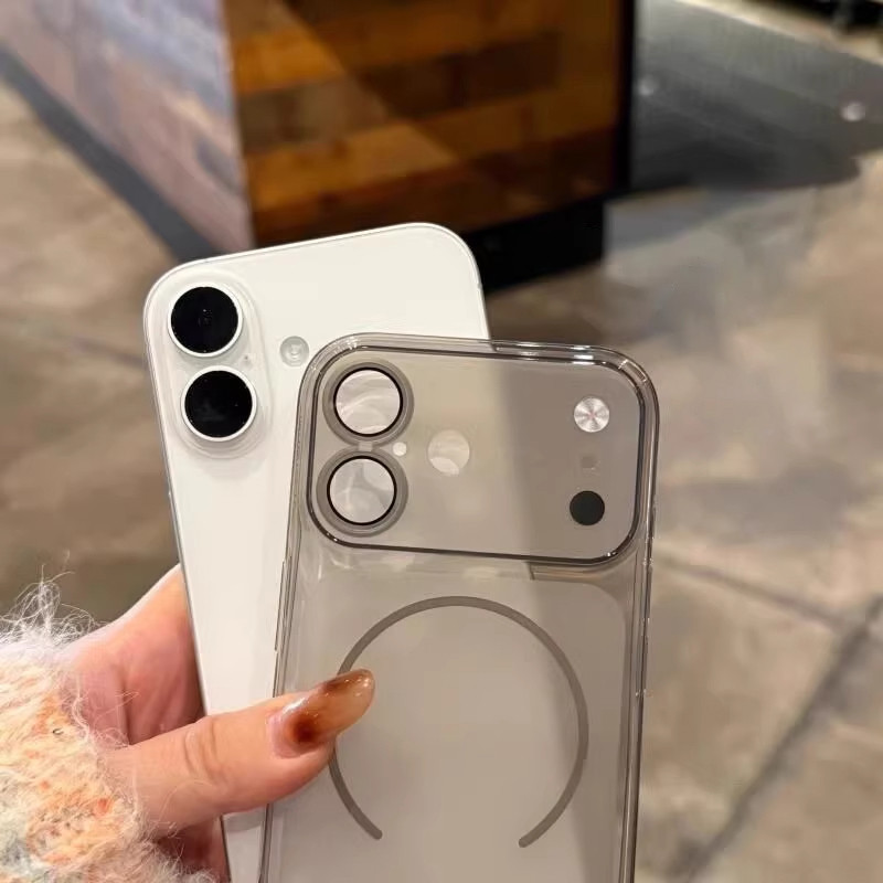 Ốp iPhone Mờ Cao Cấp Sang Trọng Cho iPhone 17 Bảo Vệ Camera Kèm Ống Kính Cho iPhone 11/12/13/14/15/16/17Pro/Max/Air