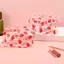 Túi đựng mỹ phẩm chống nước FAVORITEGOODS, Túi đựng mỹ phẩm trong suốt chất liệu PVC dung tích lớn, in hình anh đào dễ thương in hình con bướm Thiết kế trong suốt Túi đựng mỹ phẩm du lịch Sử dụng du lịch
