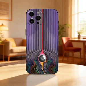 Ốp Điện Thoại TP-2 Tame I-Impala Band Cho iPhone17,16,15,14,13,12 Plus, Max Soft Silicone Black Cover