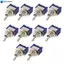 MTS-102 10 Chiếc SPDT TRÊN / BẬT Cho Công Tắc Chuyển Đổi 3-Pin 6A 125V AC Công Nghiệp