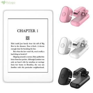 YOLOGO Page Turner Remote, Máy quay trang sách điện tử 2 trong 1 nhẹ, Máy kích hoạt bản ghi ABS từ xa để đọc sách điện tử Kindle