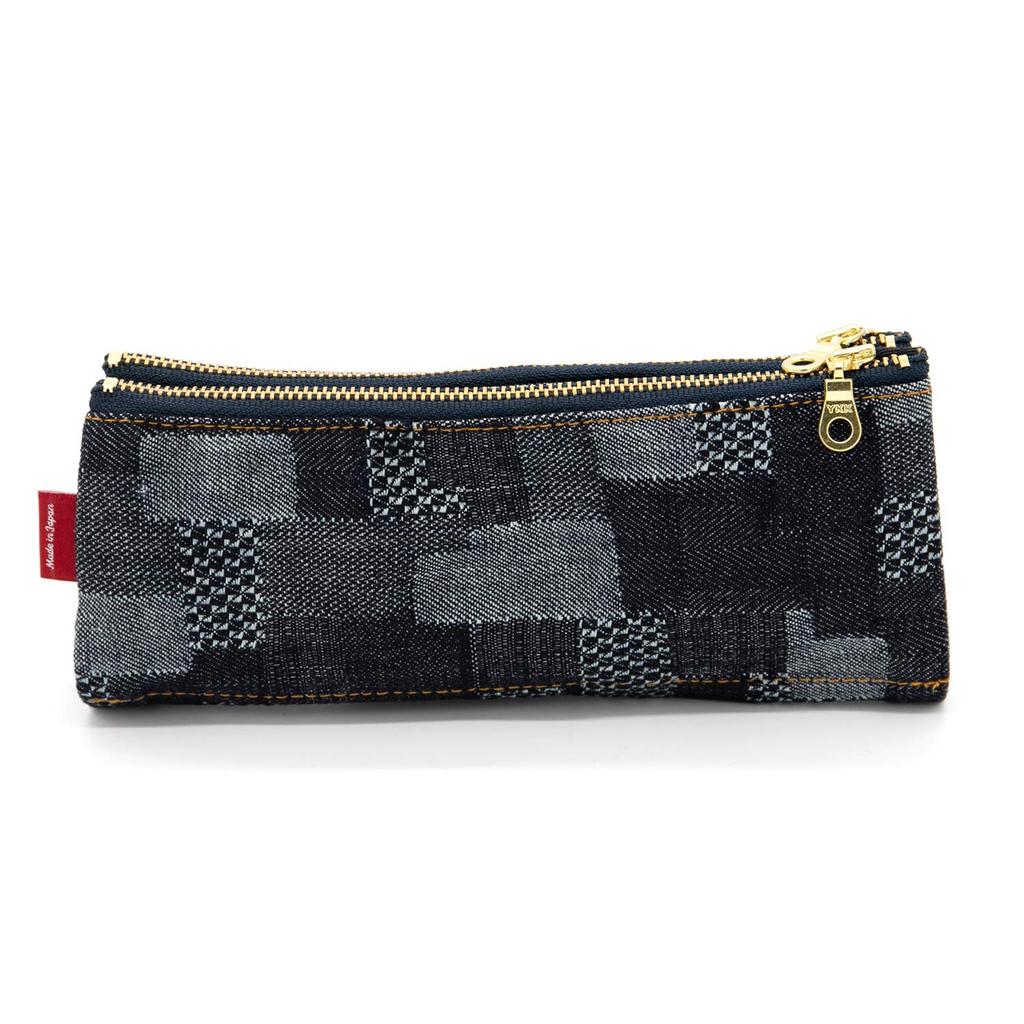 LUDDITE Tui Dung But Denim Bendy/3 Chuc Nang/Denim Okayama/Khoa YKK/5 Kieu/Nhat/LDD-BNPN