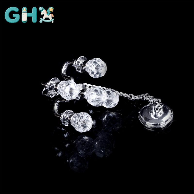 GHX Đèn chùm thu nhỏ Mô hình chiếu sáng Trang trí nội thất 1: 12 Nhà búp bê Nội thất Mini VN