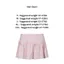Váy nữ NICOLOO, Váy Mini xù cạp cao, Thời trang giản dị Y2k có quần Short Váy ngắn màu hồng Trang phục mùa hè